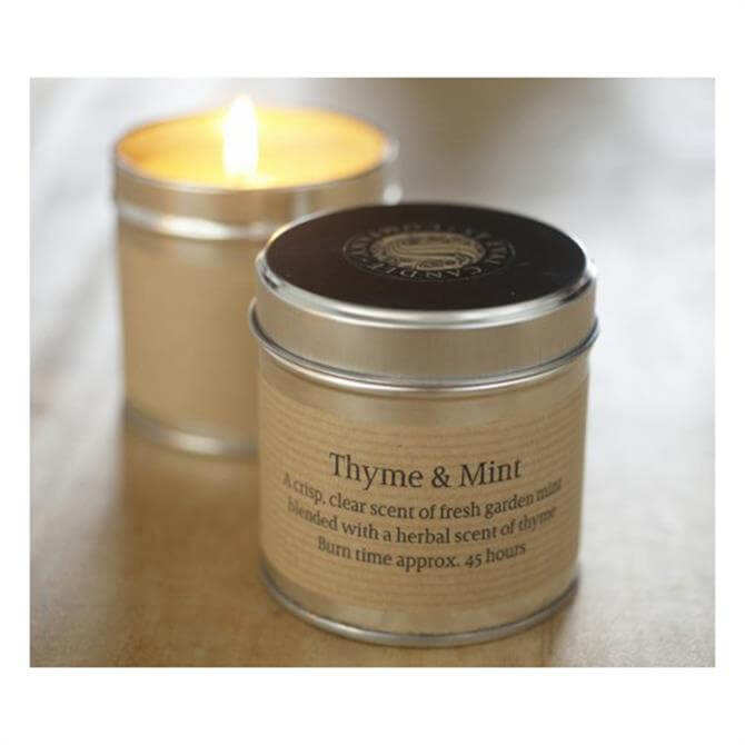 St Eval Thyme and Mint Candle Tin